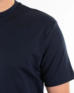 Heren Interlock Supima T-Shirt Blauw
