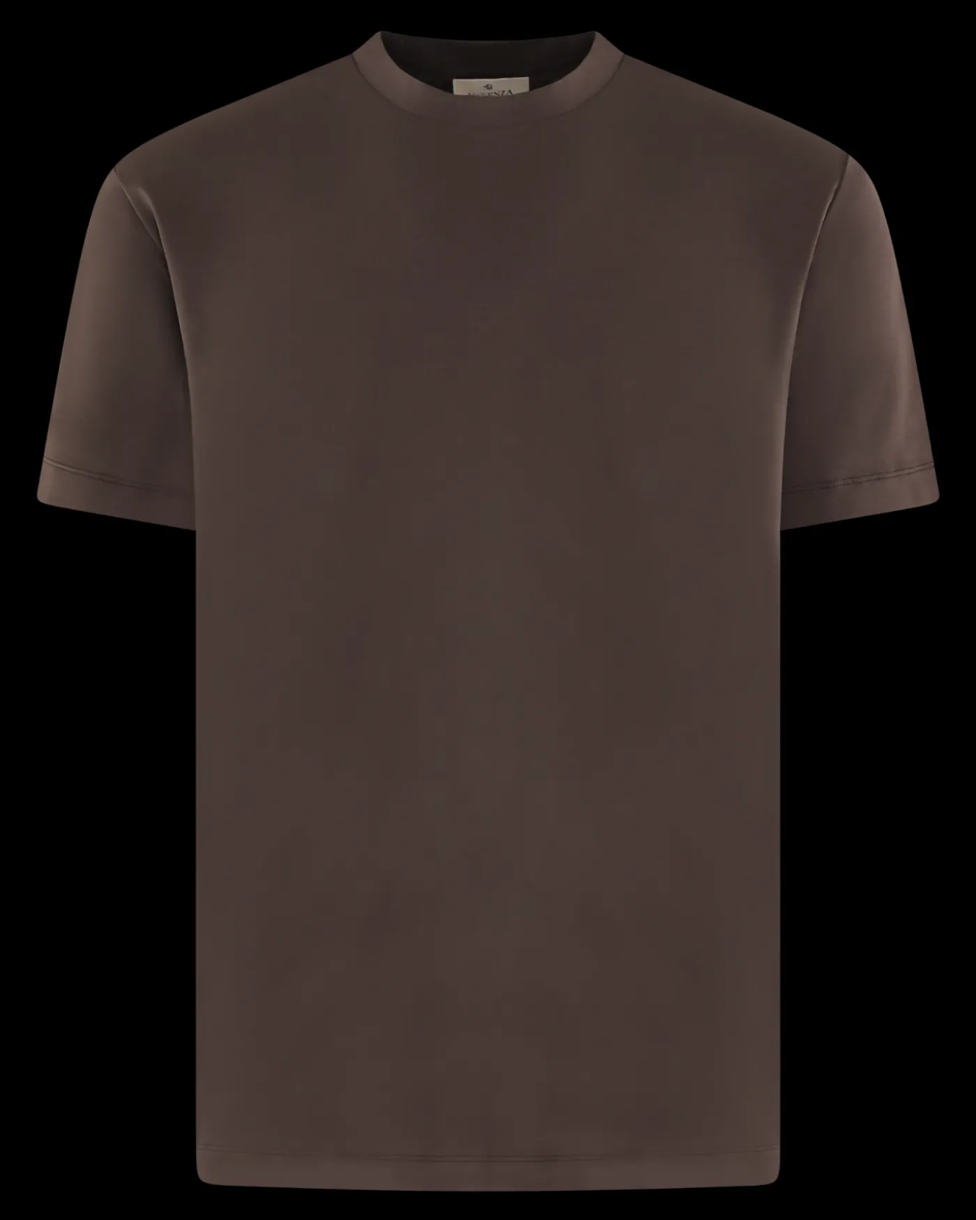 Heren Interlock Supima T-Shirt Bruin
