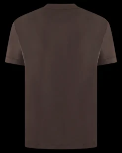 Heren Interlock Supima T-Shirt Bruin