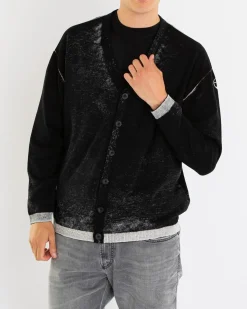 Heren K-Larence Cardigan Zwart