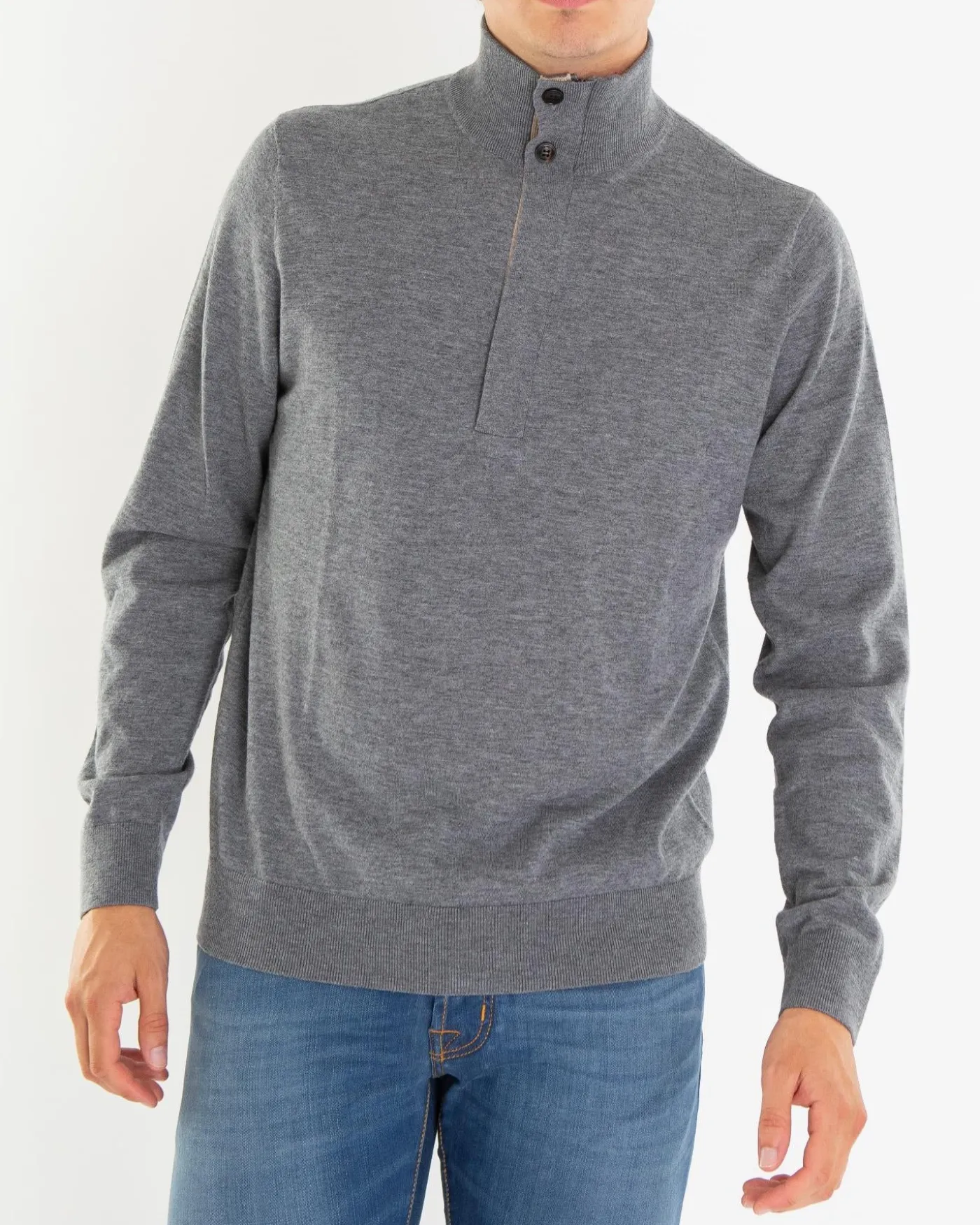Heren Knitwear Pull Grijs