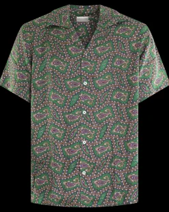 Heren La Chemise Paisley Shirt Groen