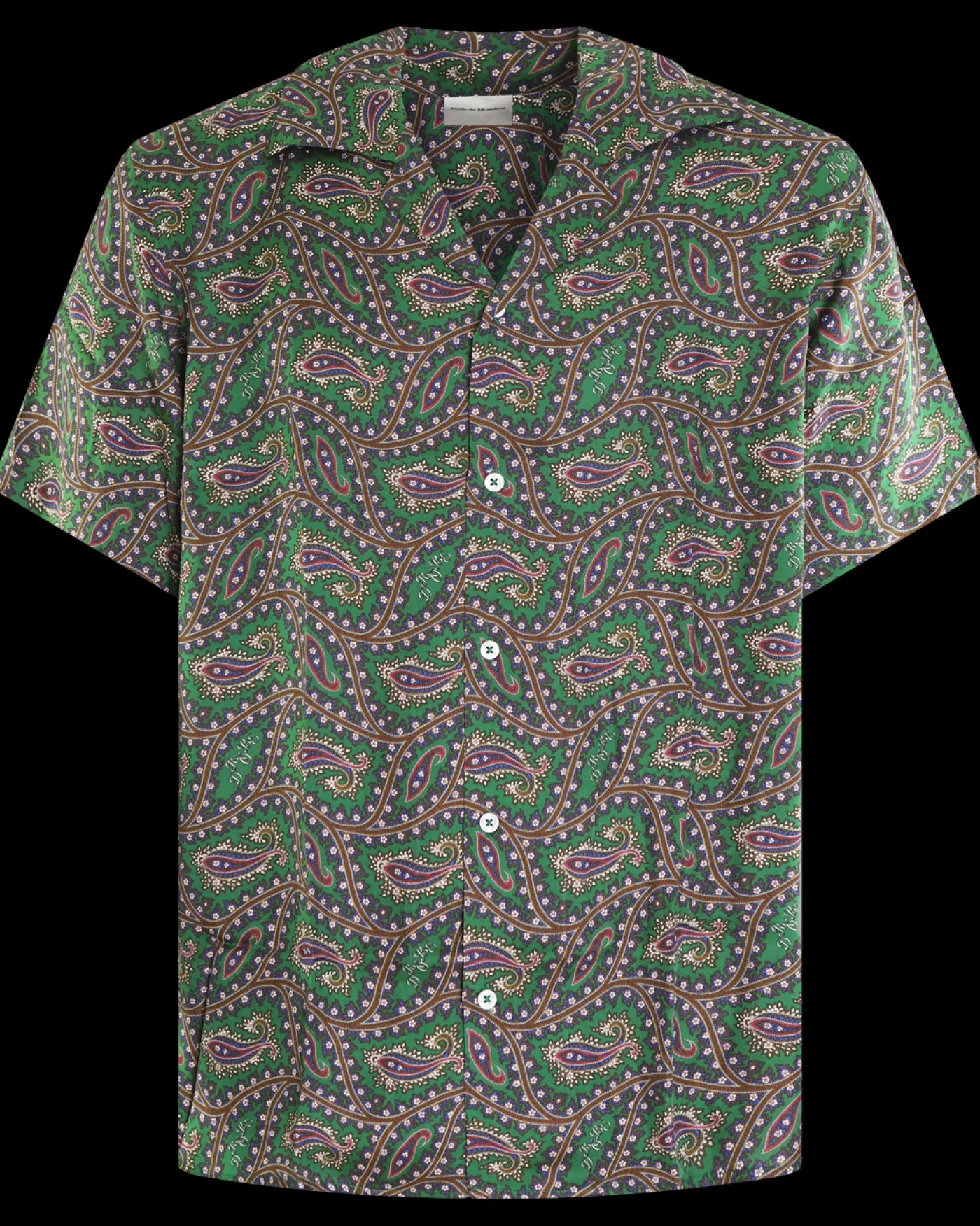Heren La Chemise Paisley Shirt Groen