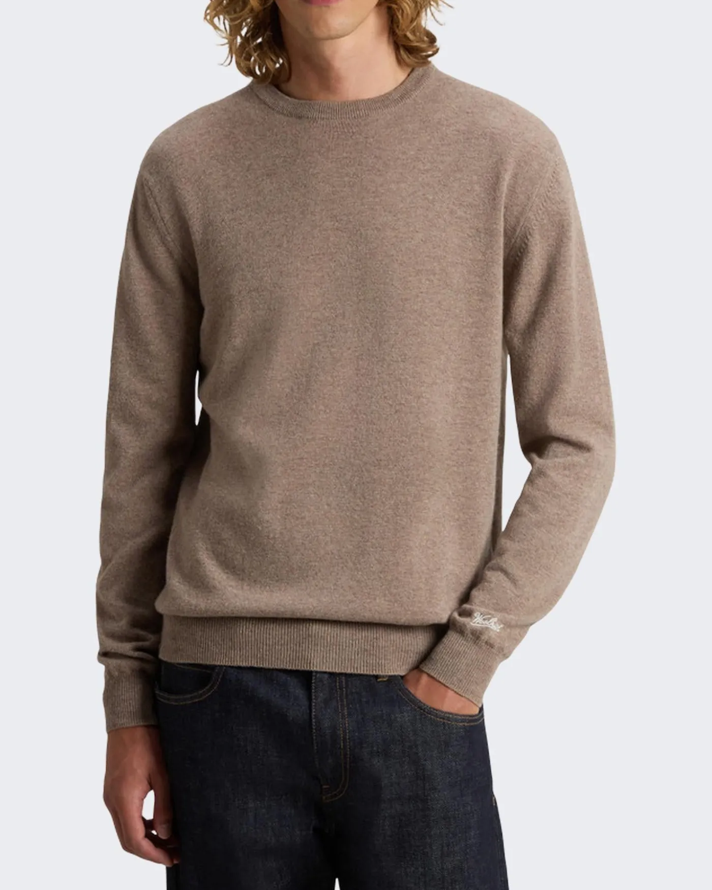 Heren Lambswool Crewneck