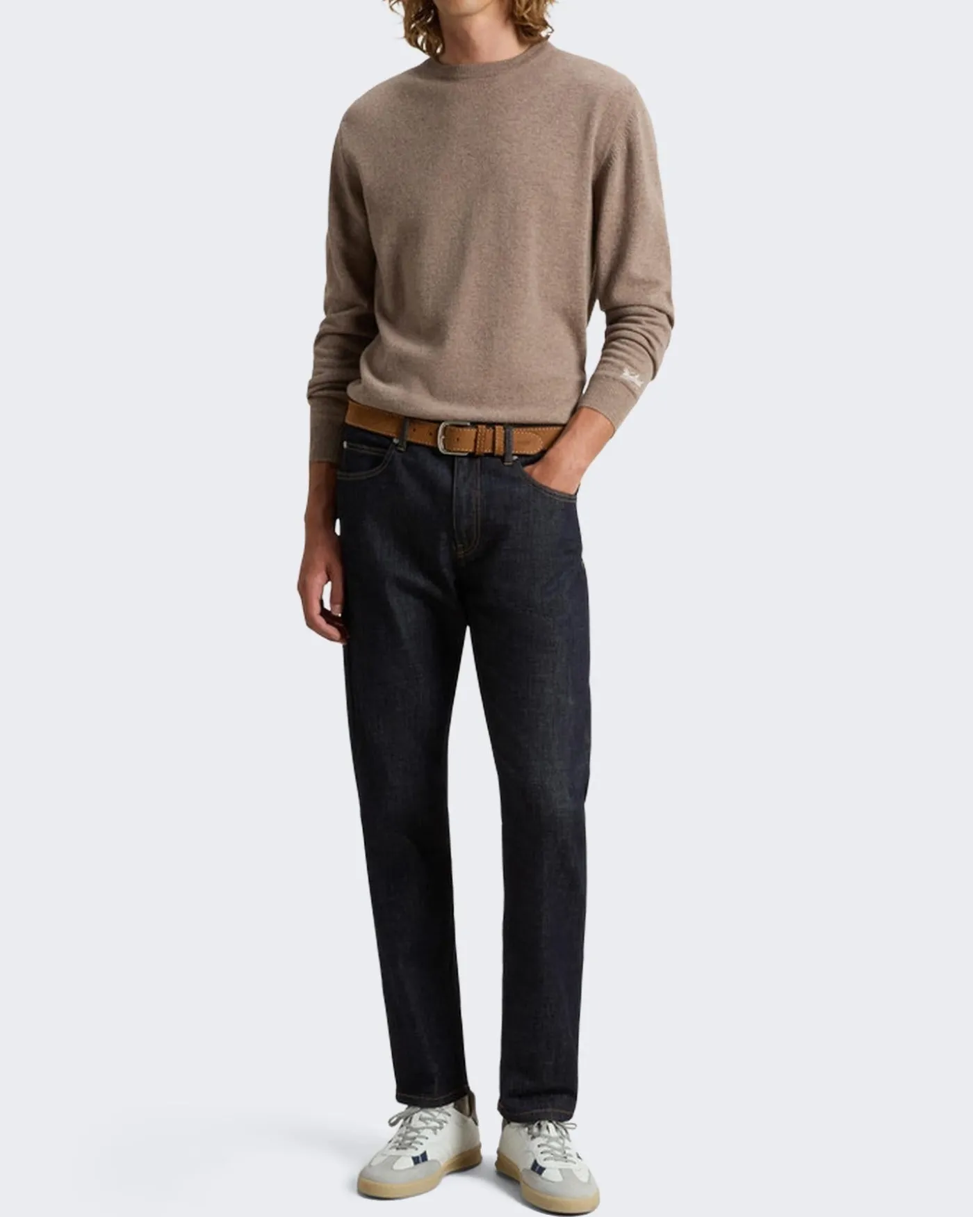 Heren Lambswool Crewneck