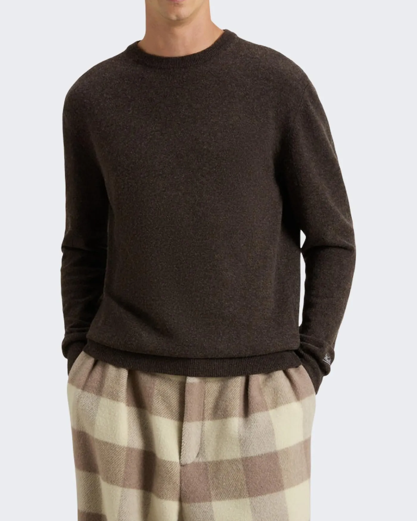 Heren Lambswool Crewneck