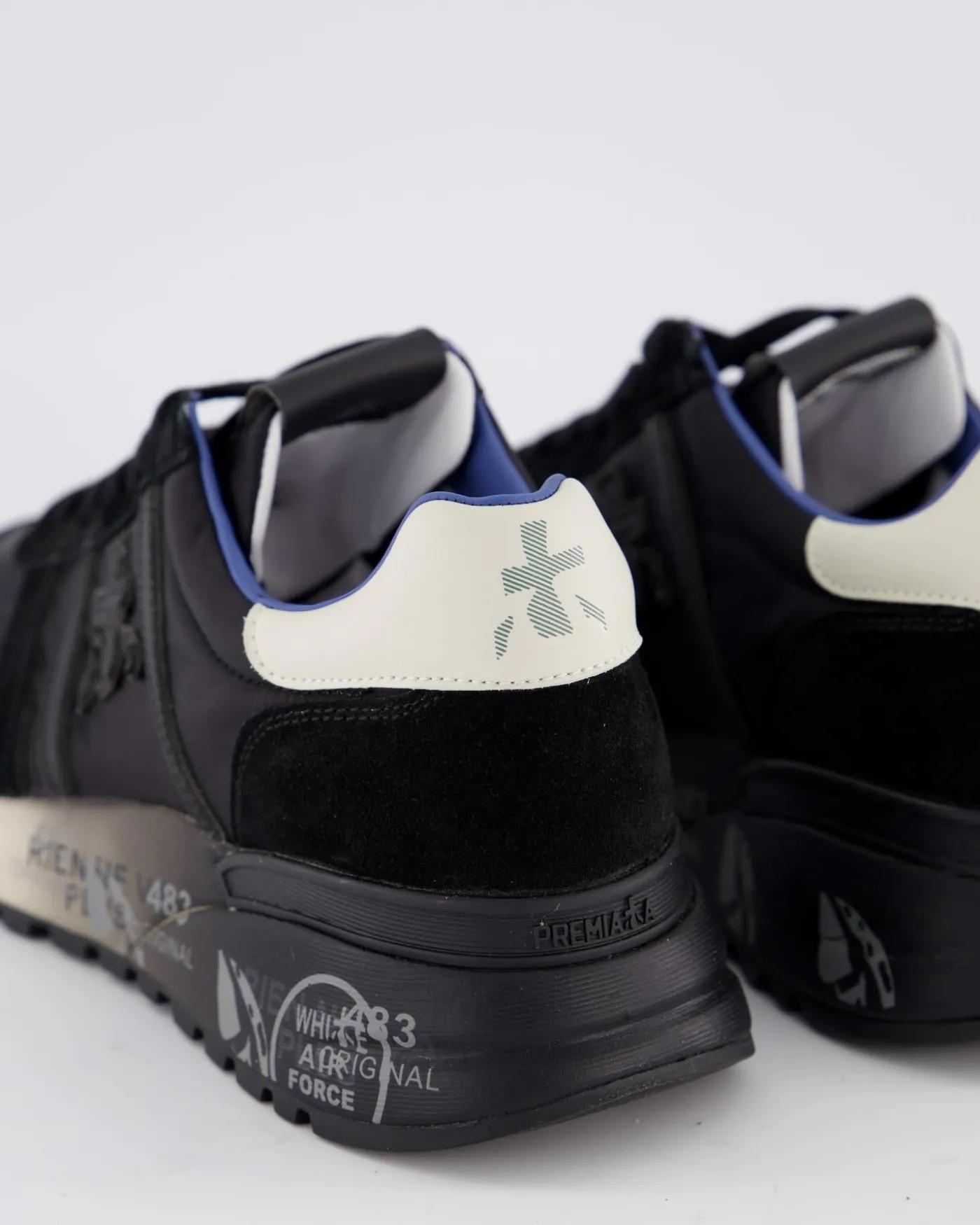 Heren Lander Sneaker Zwart