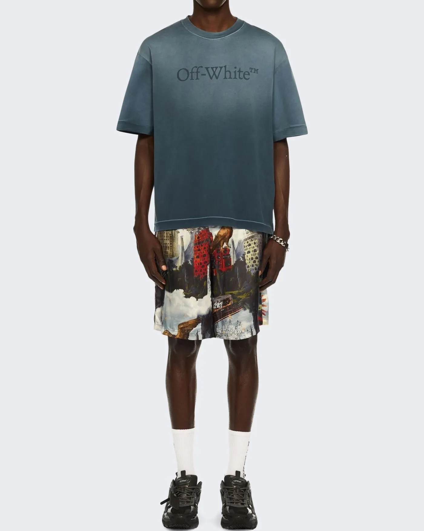 Heren Laundry Skate T-Shirt Blauw