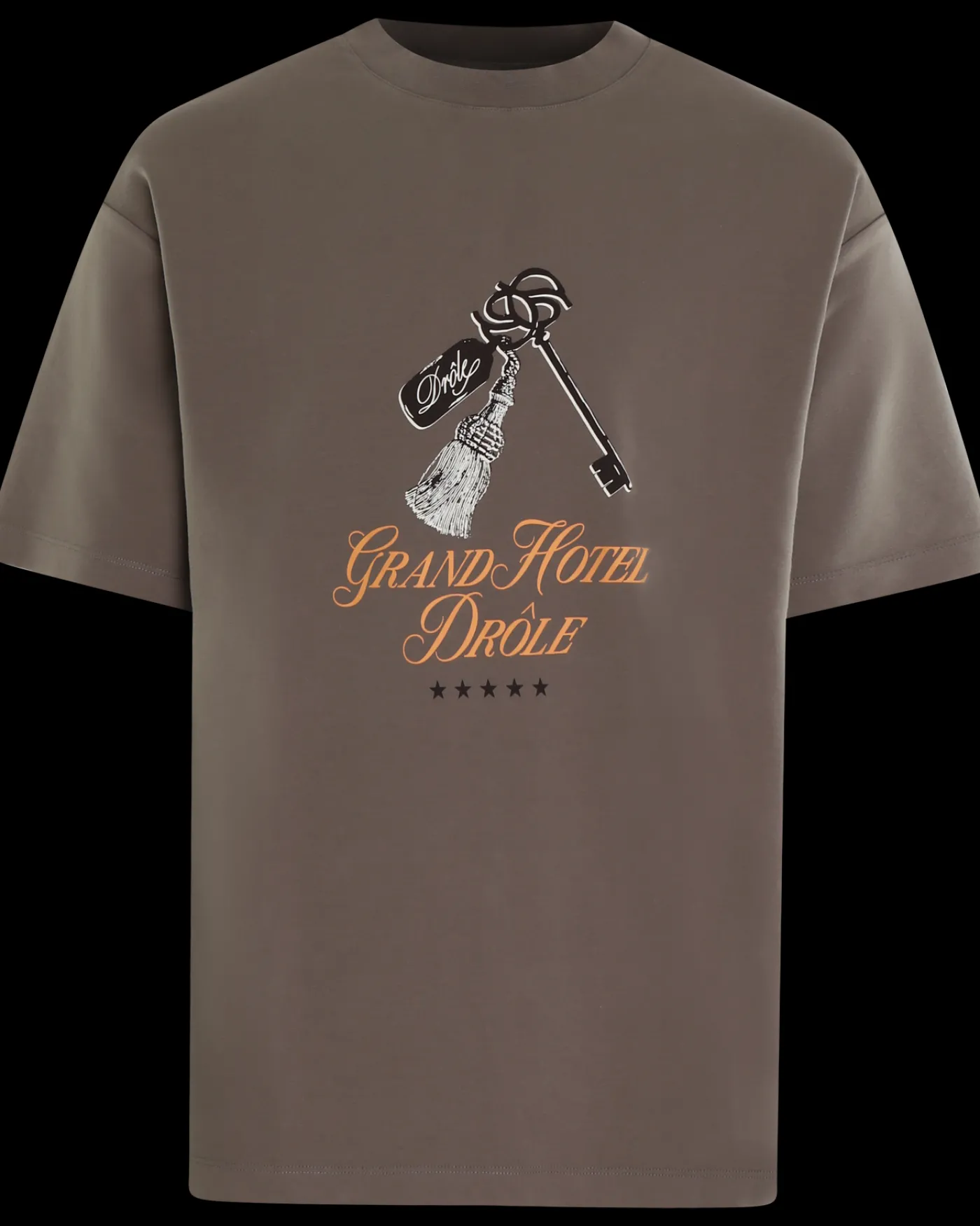 Heren Le Grand Hôtel T-Shirt Bruin