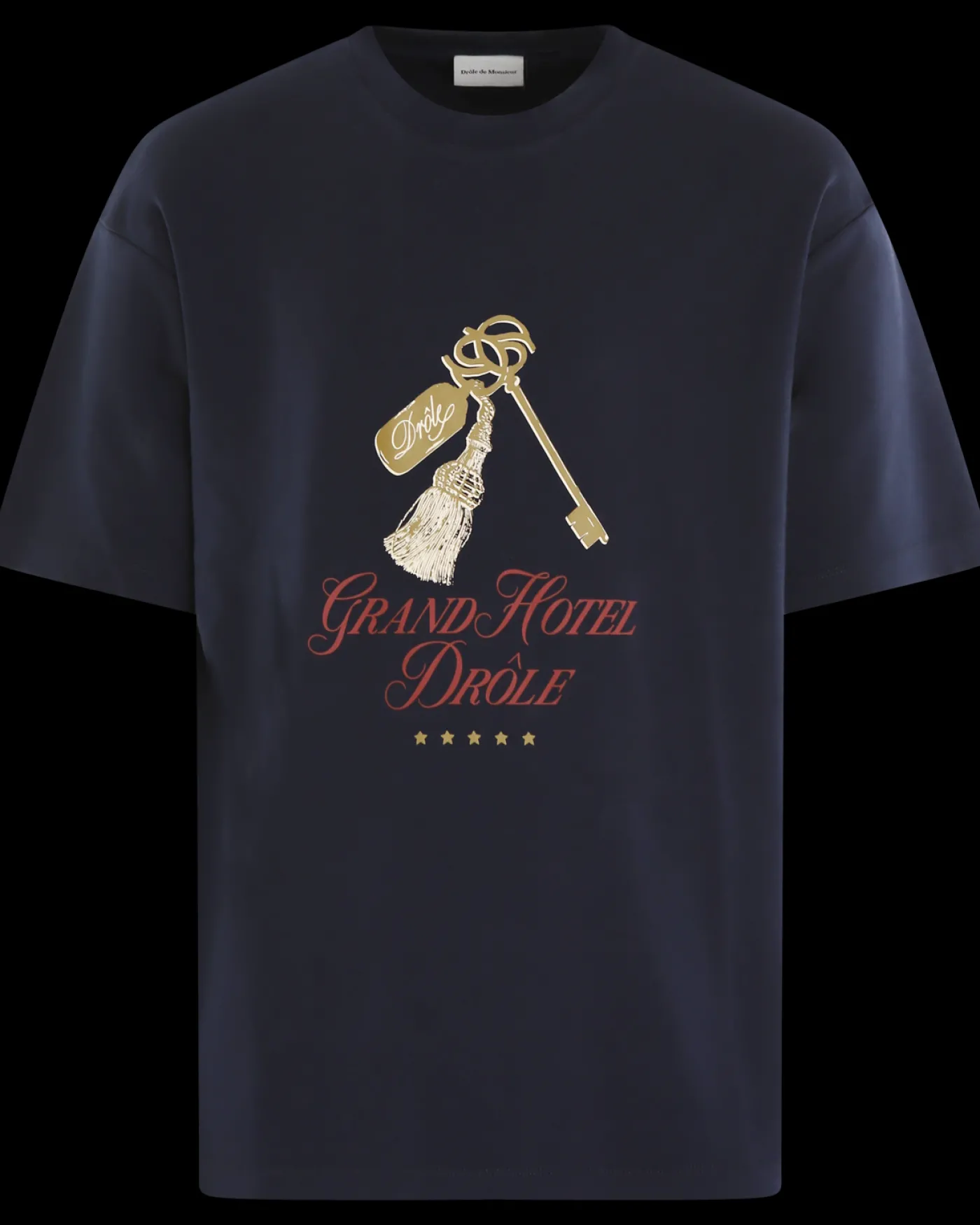 Heren Le Grand Hôtel T-Shirt Blauw
