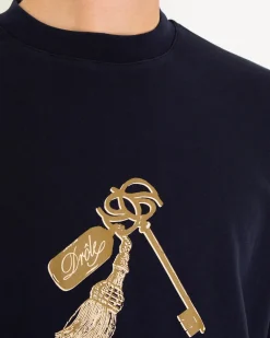 Heren Le Grand Hôtel T-Shirt Blauw