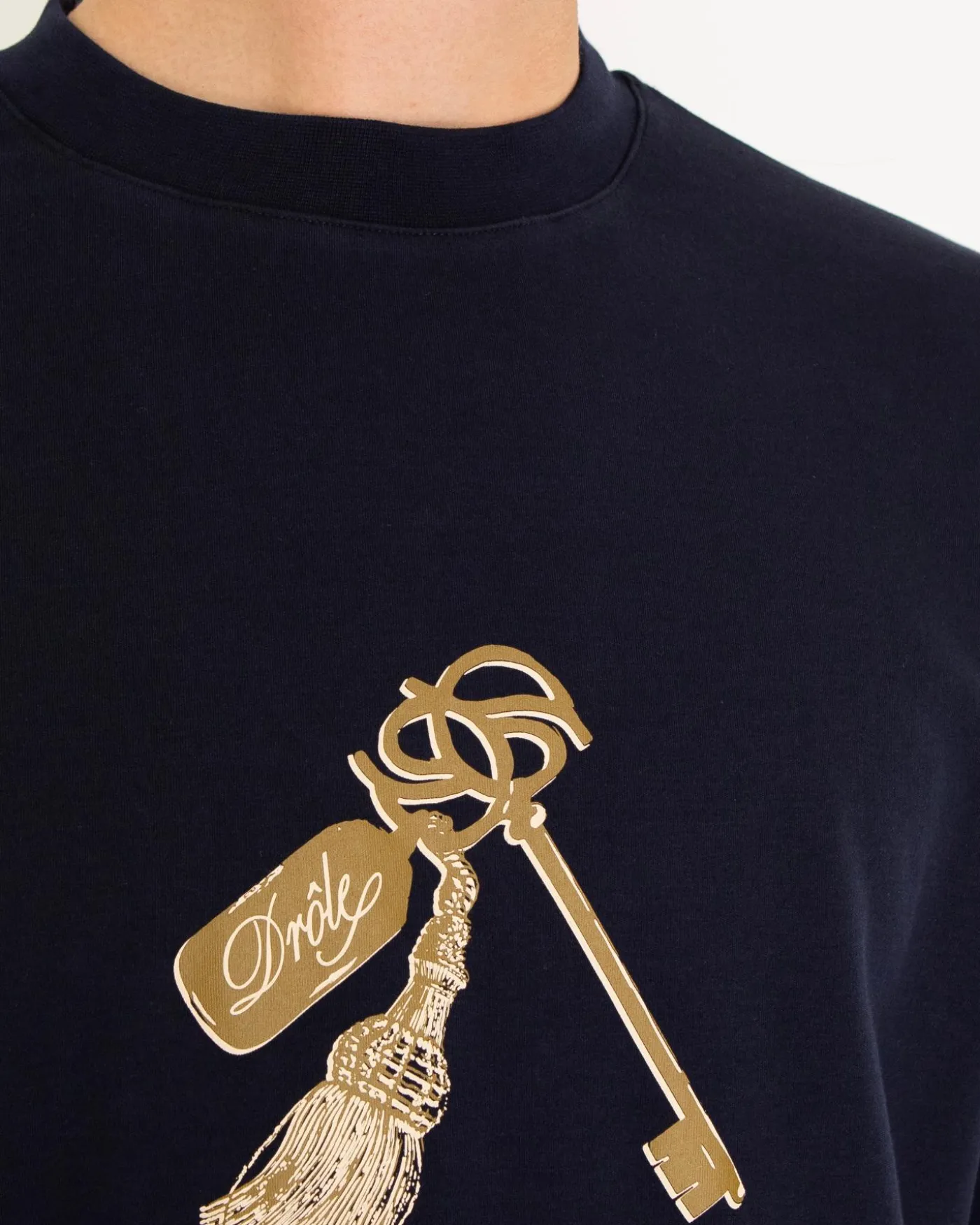 Heren Le Grand Hôtel T-Shirt Blauw
