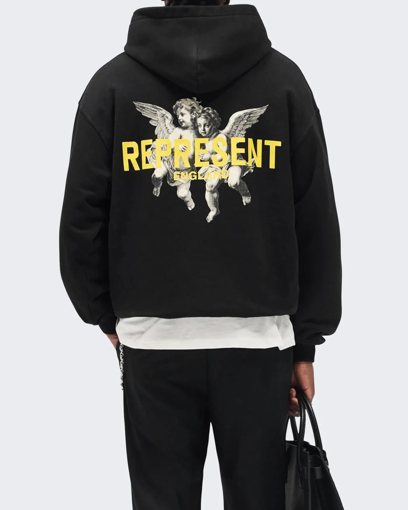 Heren Legacy Cherubs Hoodie Zwart