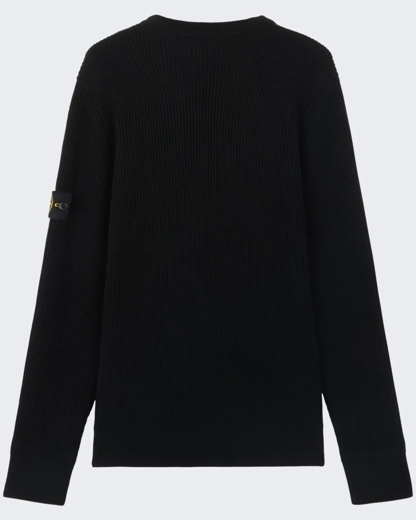 Heren Logo Patch Knitted Zwart