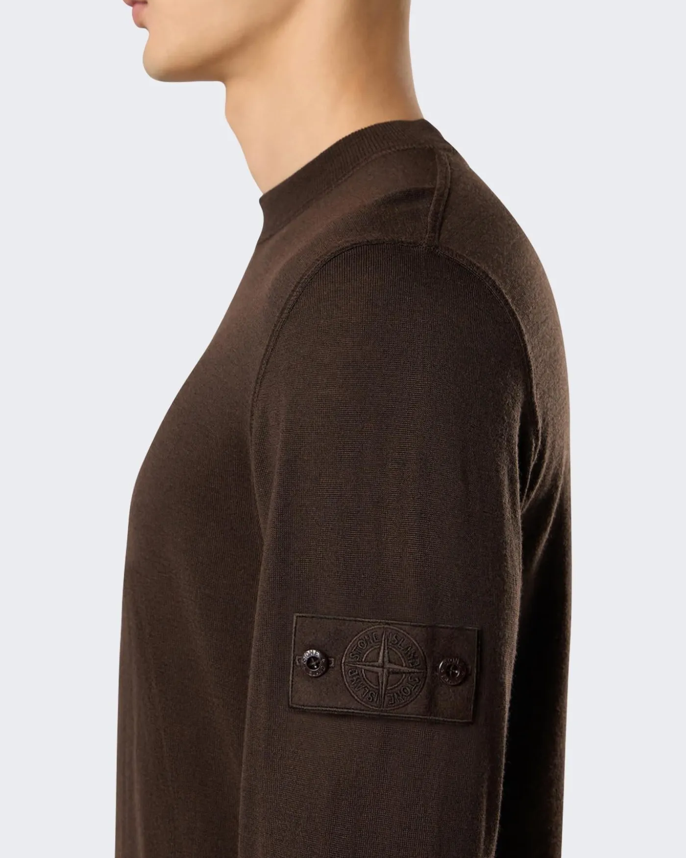 Heren Logo Patch Poloshirt Grijs