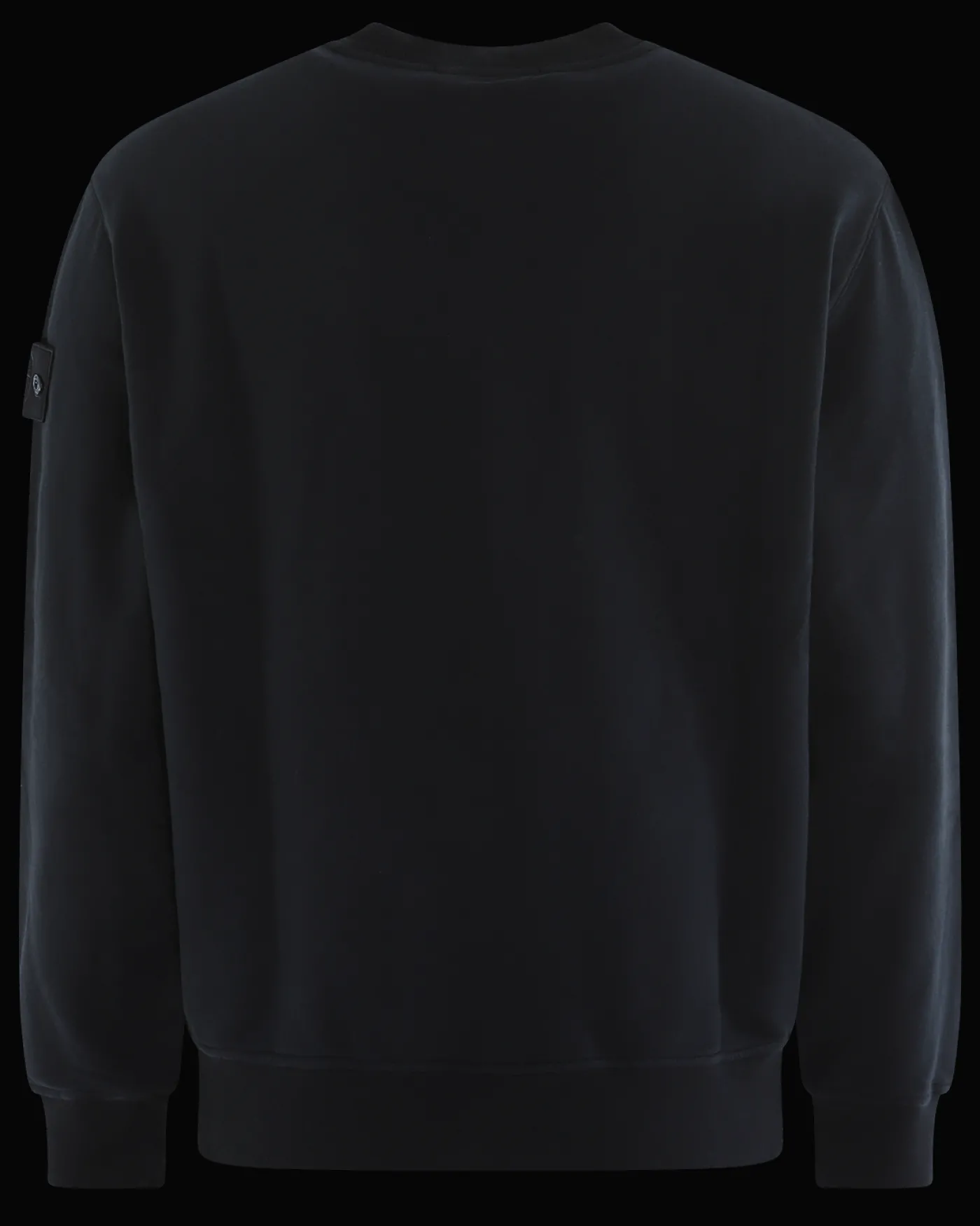Heren Logo Patch Sweater Blauw