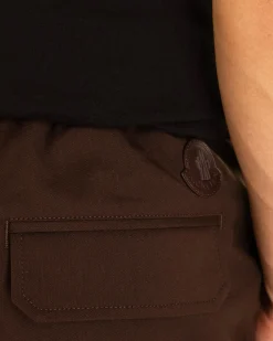 Heren Logopatch Pantalone Bruin