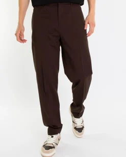 Heren Logopatch Pantalone Bruin