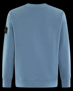 Heren Logo-patch Sweater Blauw