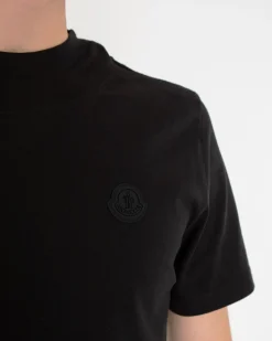 Heren Logopatch T-Shirt Zwart