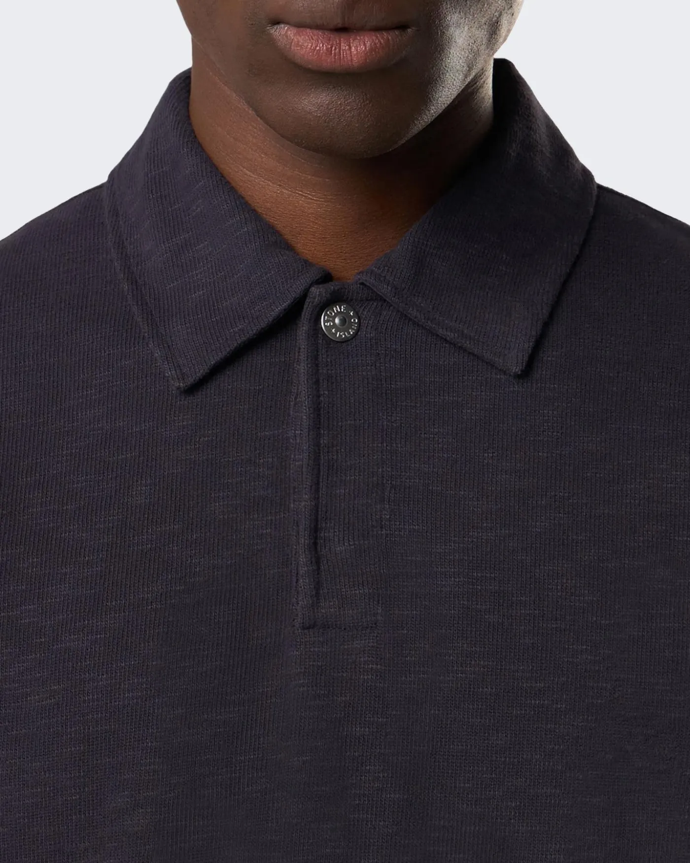 Heren LongSleeve Polo Blauw