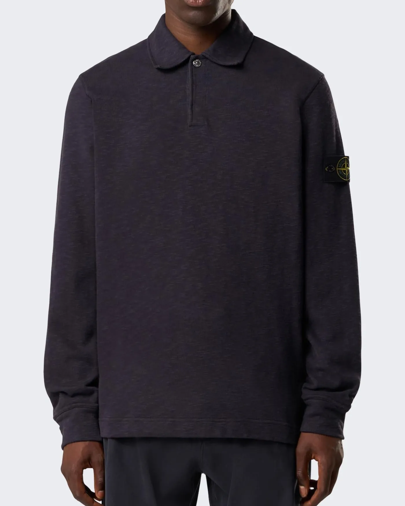 Heren LongSleeve Polo Blauw