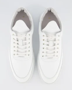 Heren Low Top Ripple Leer Wit