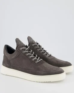 Heren Low Top Suede Grijs