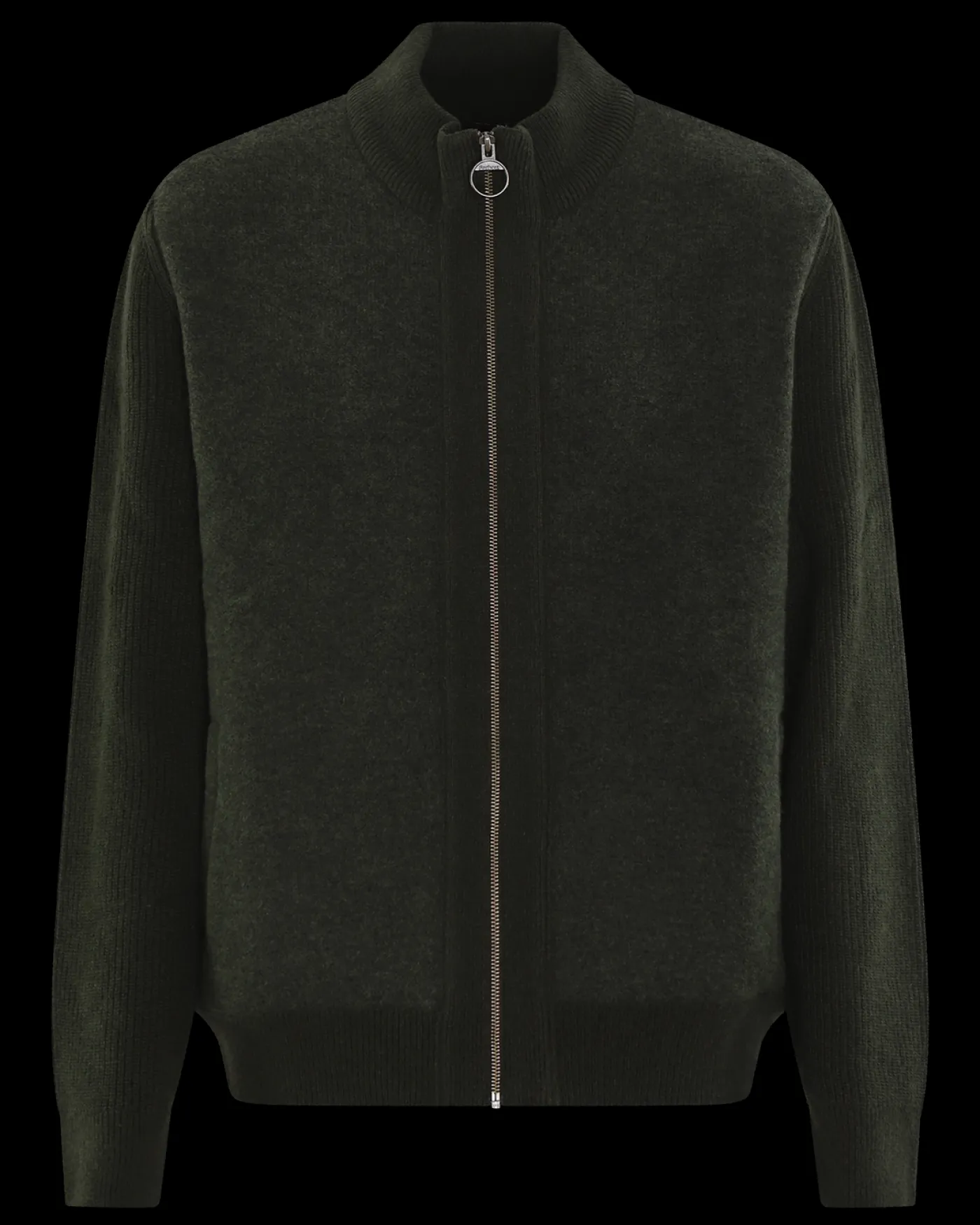 Heren Milburn Zip Sweater Groen