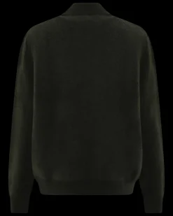 Heren Milburn Zip Sweater Groen