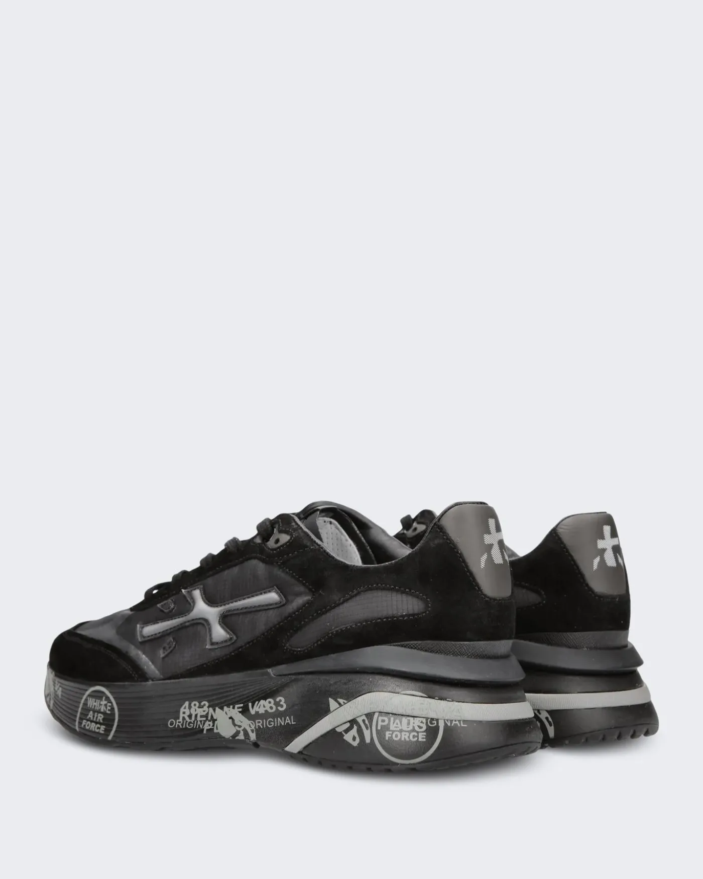 Heren Moerun Sneaker Zwart