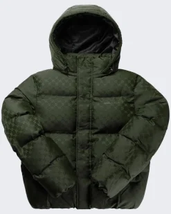 Heren Monogram Puffer Jacket Groen
