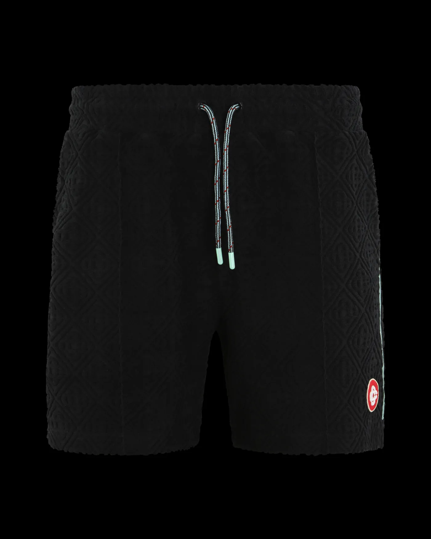 Heren Monogram Towelling Zwart