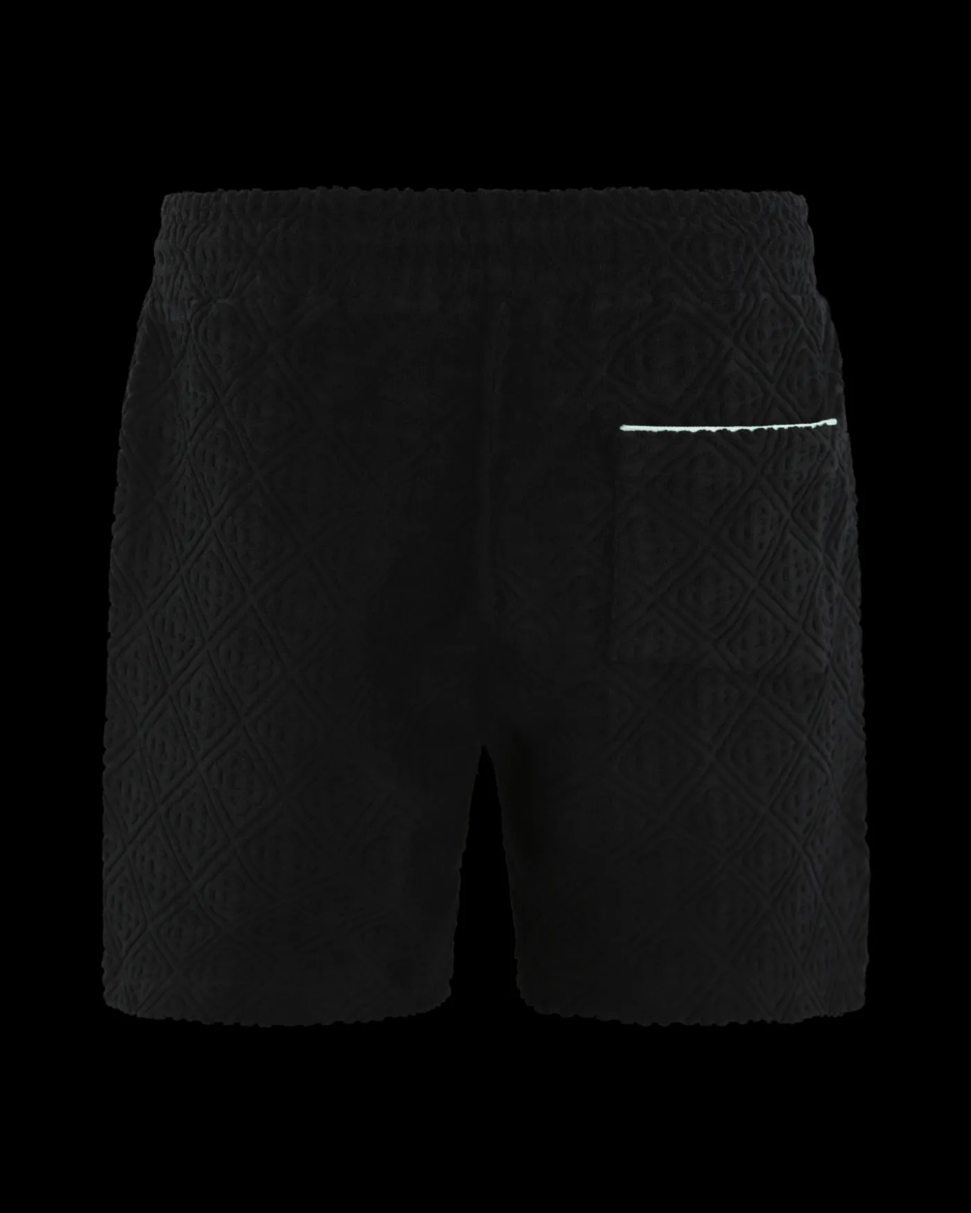 Heren Monogram Towelling Zwart