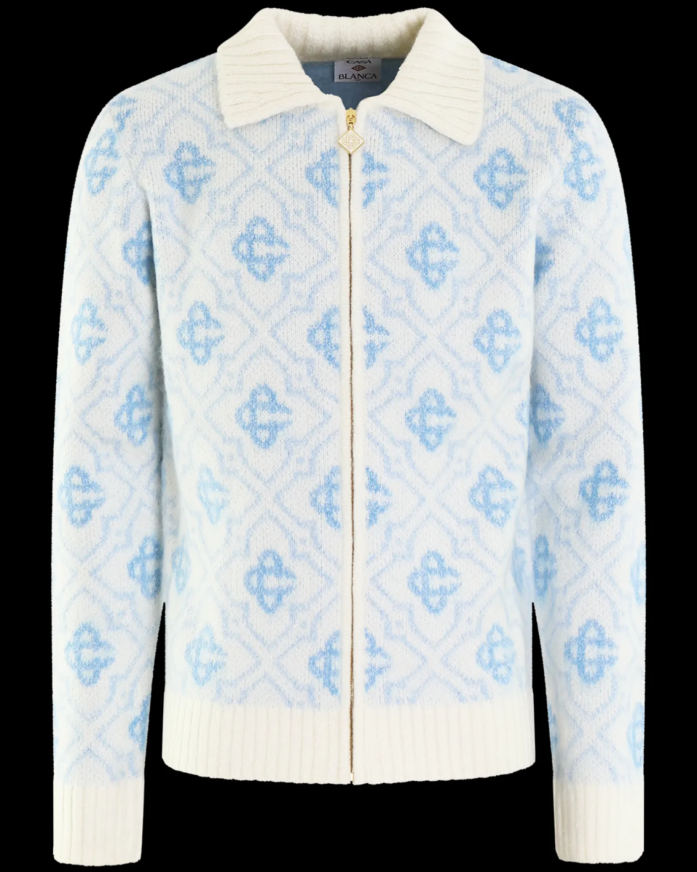 Heren Monogram Zip UP