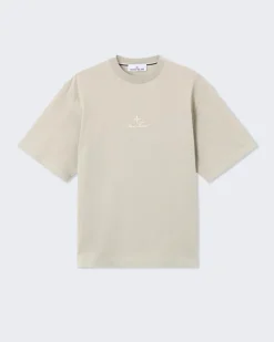 Heren Multiaxial Sashiko Shirt Beige