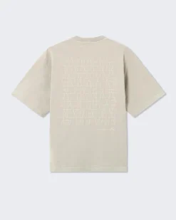 Heren Multiaxial Sashiko Shirt Beige