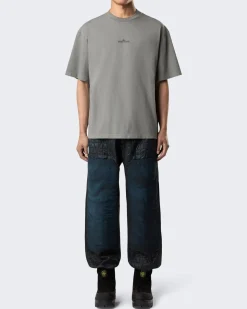 Heren Multiaxial Sashiko Shirt Beige