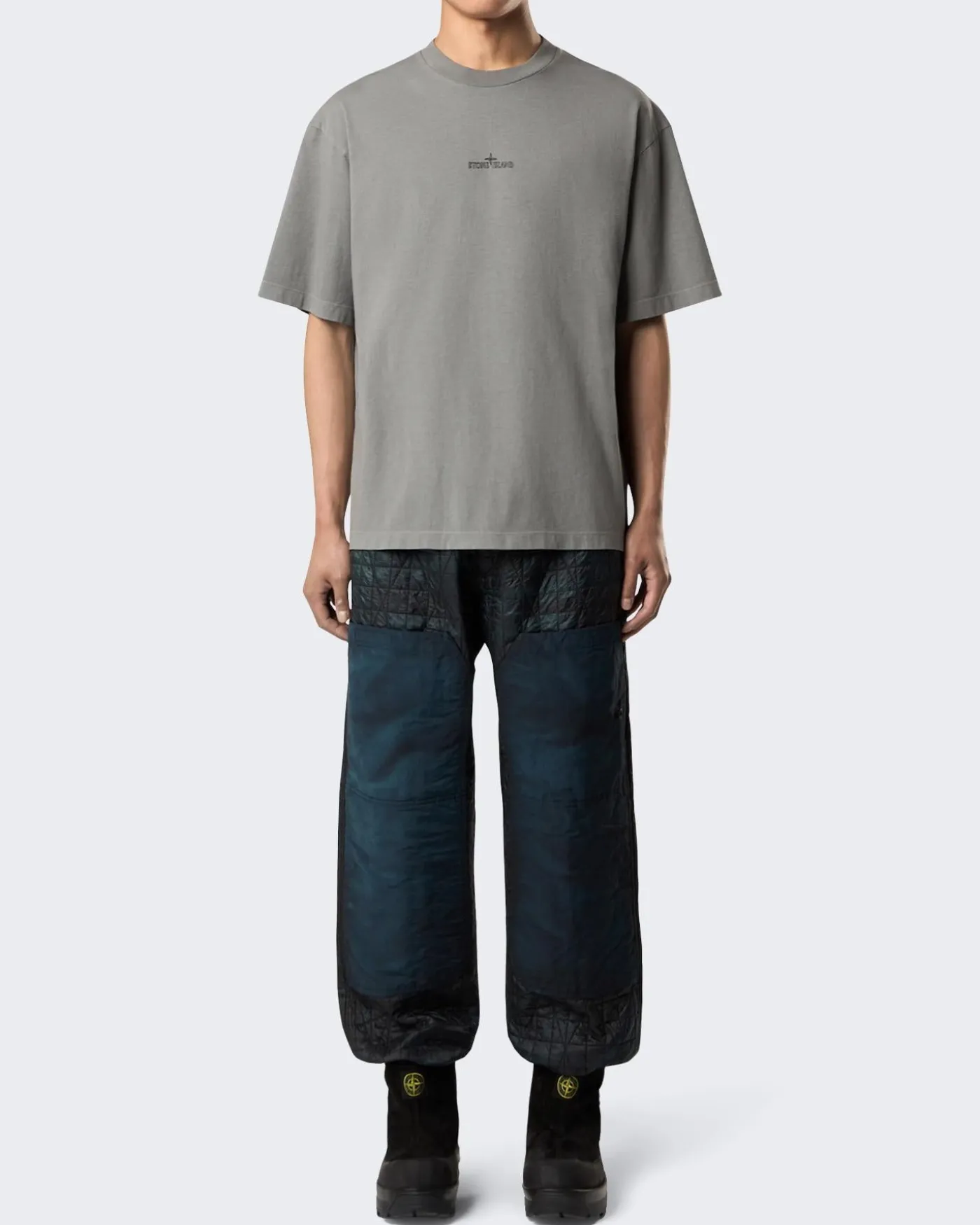 Heren Multiaxial Sashiko Shirt Beige