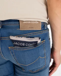 Heren Nick Slim Jeans Blauw