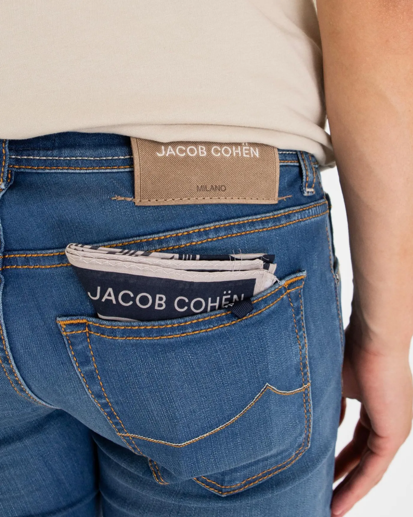 Heren Nick Slim Jeans Blauw