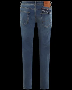 Heren Nick Slim Jeans Blauw