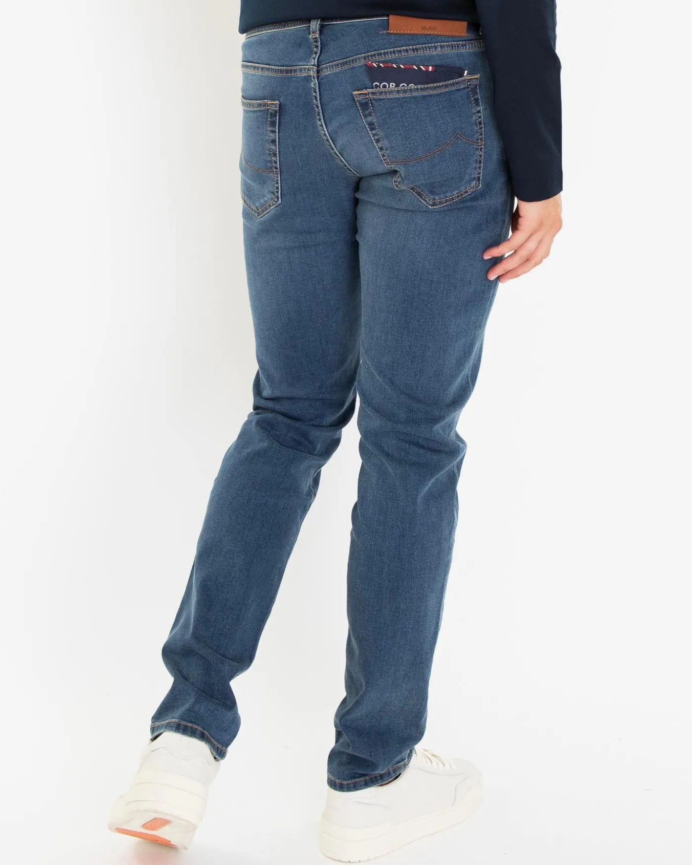 Heren Nick Slim Jeans Blauw