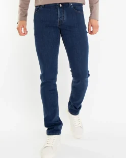 Heren Nick Slim Jeans Blauw
