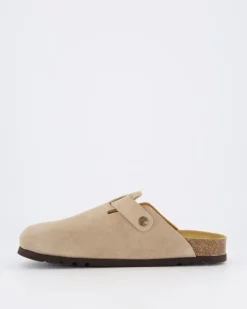 Heren Olivier Pantoffel Dark Beige