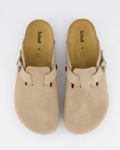 Heren Olivier Pantoffel Dark Beige