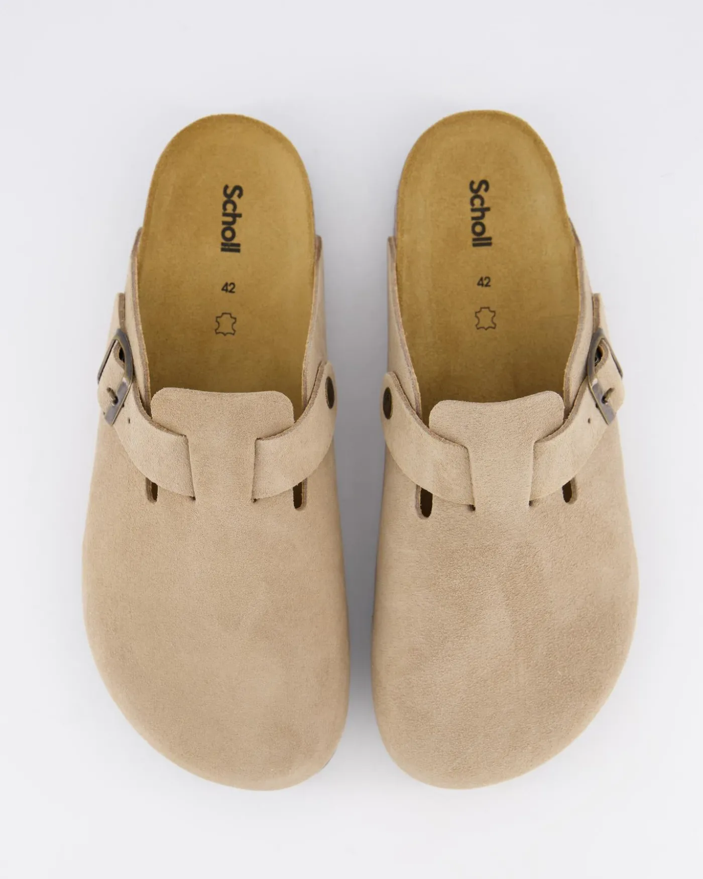 Heren Olivier Pantoffel Dark Beige