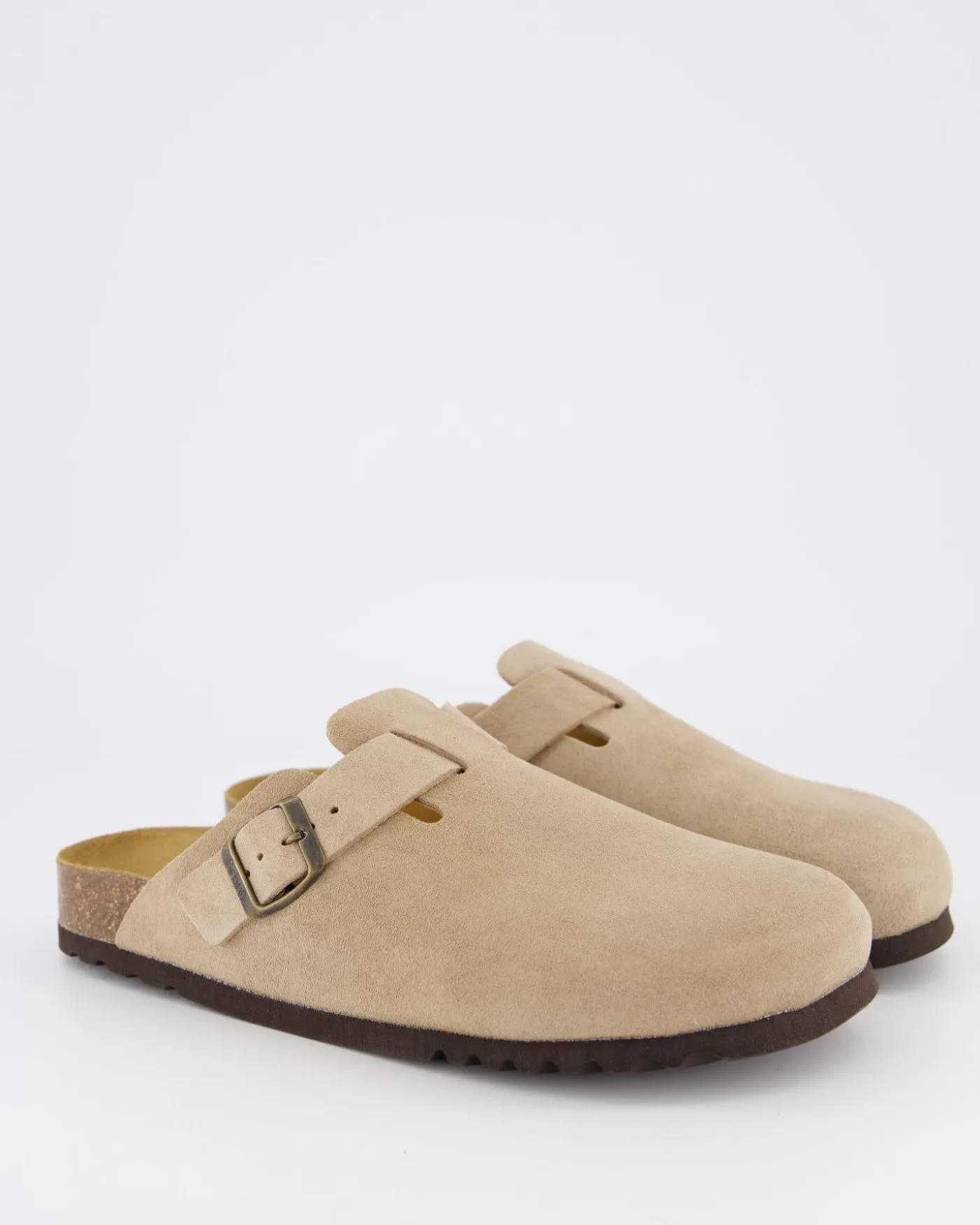 Heren Olivier Pantoffel Dark Beige