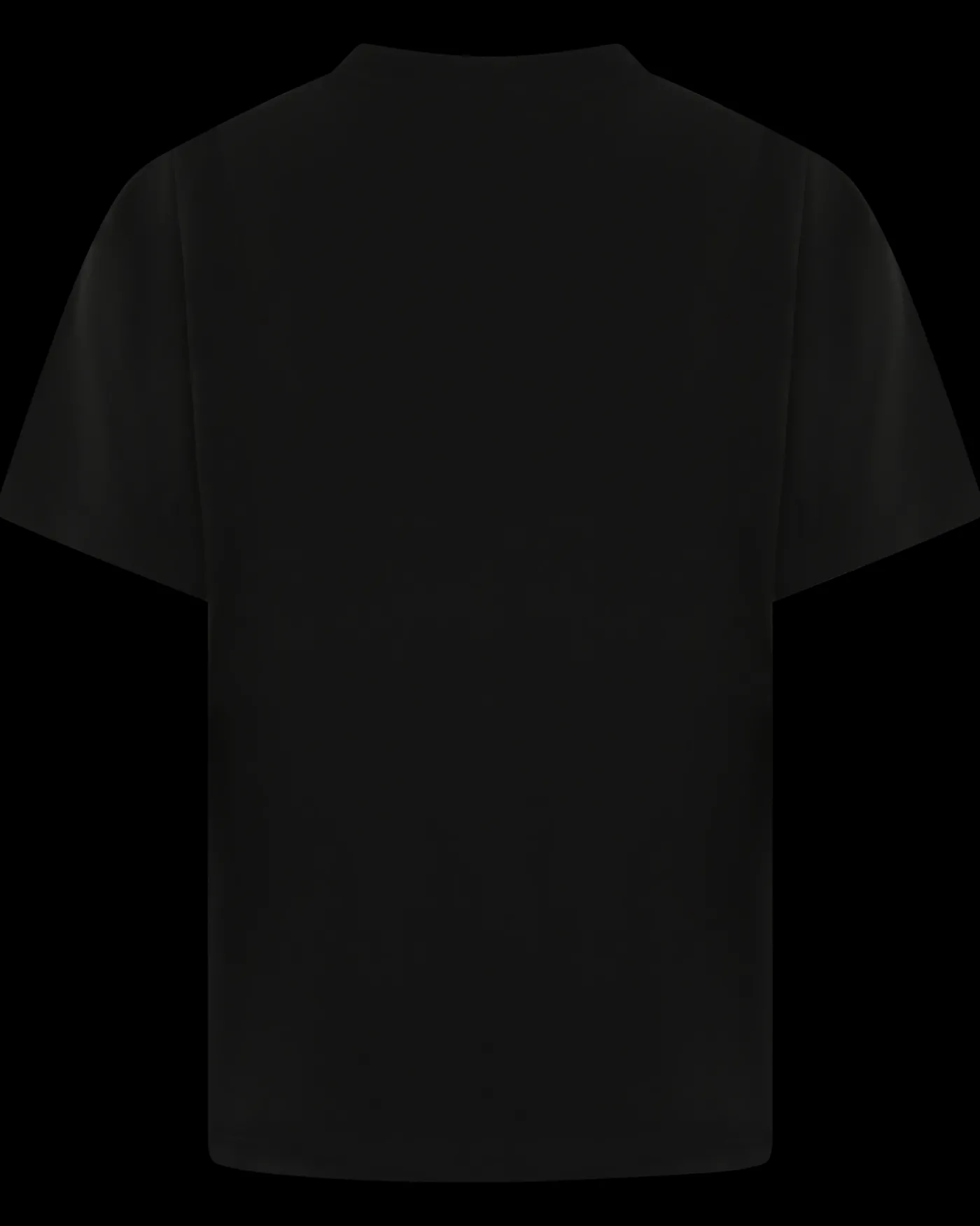 Heren Organic Flower T-Shirt Zwart