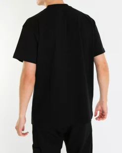Heren Organic Flower T-Shirt Zwart